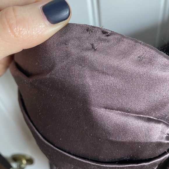 BEBE SWEETHEART NECKLINE PURPLE MINI SATIN DRESS XS - Picture 4 of 8